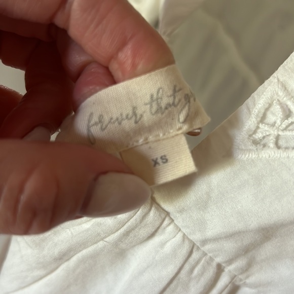 ANTHROPOLOGIE white dress XS - Picture 4 of 4